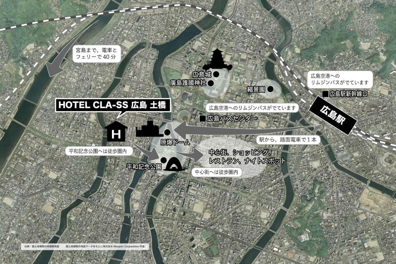 Hotel Cla-Ss Hiroshima-Dobashi Екстер'єр фото